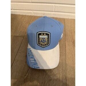 Adidas Team Argentina 2014 Brazil World Cup Hat Cap AFA FIFA Soccer